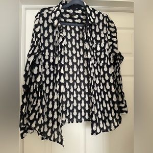 Talbots pineapple button down